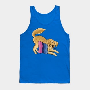 Pride Doggos Alternates: Omnisexual Golden Retriever Tank Top